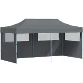 vidaXL Party-Zelt Anthrazit 291 x 580 x 315 cm Oxford-Stoff