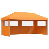 Syfax Party-Zelt Orange 292 x 580 x 315 cm Oxford-Stoff