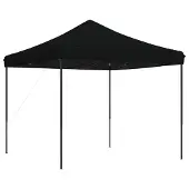 Syfax Party-Zelt Schwarz 292 x 292 x 315 cm Oxford-Stoff