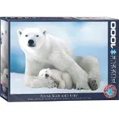 Eurographics Polar Bear & Baby 1000pcs, 1000 Stück(e), Tiere