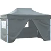 vidaXL Party-Zelt Anthrazit 280 x 410 x 315 cm Oxford-Stoff