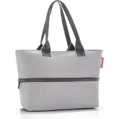 Reisenthel shopper e1, Einkaufstasche, Tragetasche, Tasche, Herringbone Grey, 12 L, RJ7074