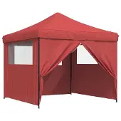 Syfax Party-Zelt Bordeauxrot 292 x 292 x 315 cm Oxford-Stoff