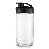 WMF 61.3022.2117, 300 ml, Schwarz, Transparent, Kunststoff, Klappdeckel, Kunststoff, Einfarbig