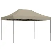 Syfax Party-Zelt Taupe 279 x 410 x 315 cm Oxford-Stoff
