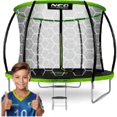 Neo-Sport 10ft/312cm profiliertes Gartentrampolin mit Innennetz