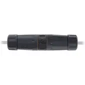InLine Patchkabelkupplung Cat.6A, wasserdicht IP68, 2x RJ45 Buchse, geschirmt, Schwarz