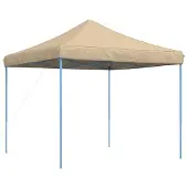 Syfax Party-Zelt Beige 292 x 292 x 315 cm Oxford-Stoff
