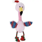 Nobby Weihnachts-Flamingo mit Seil