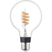 Eglo CONNECT-Z E27 LED G95 – Smarte Spiral-Globelampe mit RGB & Weiß, Zigbee, Matter & Thread