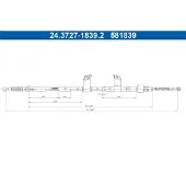 Ate Seilzug, Feststellbremse 24372718392 für MAZDA