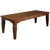 MASSIVMOEBEL24.DE MASSIVMOEBEL24 Esstisch Akazie 200x100x76 nougat lackiert OXFORD #606