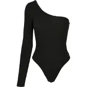 Urban Classics Suit Organic Asymmetric One Sleeve Langarm-body