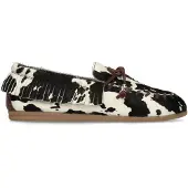 Manfield Loafer mit Pony Hair mit Kuhfellmuster | Größe 40