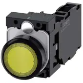 Siemens Drucktaster 1f ge rnd Ř22mm 1S 1Ö 1W 3SU1103-0AB30-1FA0