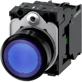 Siemens Drucktaster 1f bl rnd Ř22mm 1S 3SU1103-0AB50-1BA0