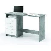 Bega ADRIA Kinderschreibtisch, 123x50x77 cm (B x T x H), mit 3 Schubladen und 1 offenem Fach