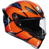 AGV K1 S Speedarmor Helm, schwarz/blau/orange, XL (61/62)