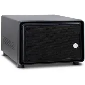 Inter-Tech SC-2100, Small Form Factor (SFF), PC, Schwarz, Mini-ITX, Stahl, Aktivität, Alarm, HDD, Netzwerk, Leistung