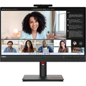Lenovo ThinkVision T24mv-30 Monitor, 60,5 cm (23.8"), 1920 x 1080 Pixel, Full HD, LED, 6 ms, Schwarz