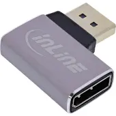 InLine 17291D, DisplayPort, DisplayPort, Grau, Schwarz
