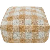 Lorena Canals Hocker / Viereckiger Sitzsack / Pouf Vichy, Farbe:Vichy Honey