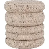 Urban Nature Culture Cinco Pouf mehrfarbig