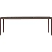 Ferm Living - Dapple Gartenbank, 130 cm, dark chocolate