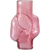HK Living - Gleam Glasvase, rose, high