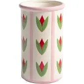 &k amsterdam &klevering - Patch Vase, Tulpe, Ø 11,5 x 19,5 cm, mehrfarbig