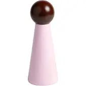 &k amsterdam &klevering - Halma Salz- und Pfeffermühle, H 21 cm, rosa / braun