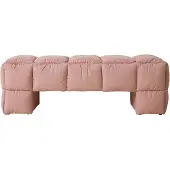 HK Living - Puffy Lobby Bank, 140 cm, blush
