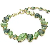 Swarovski Gema Armband Verschiedene Schliffe Grün Gold