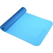Deuser Yoga-Matte (TPE) - hellblau/dunkelblau
