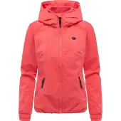 Ragwear Outdoorjacke "Dizzie Tech" mit Kapuze Wasserdichte Damen Übergangsjacke mit großer Kapuze