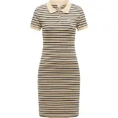 Ragwear A-Linien-Kleid "Colaro Stripes Dress YOUMODO" Ohne Taschen Gestreiftes Damen Minikleid mit Hemdkragen