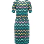 Ragwear Sommerkleid "Sommerkleid Taggiana Print YOUMODO", Damen, Gr. XL, N-Gr, schwarz (schwarz multi combo), Obermaterial: 95% Viskose CV. 5% Elasthan EL., Kleider Sommerkleid