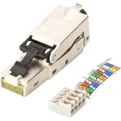 Digitus Feldstecker CAT 6A STP mit Staubschutzkappe 5 Stk.