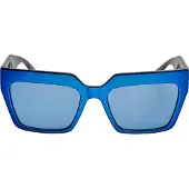 Karl Lagerfeld Breite geometrische Damen-Sonnenbrille KL6181S N