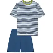 Schiesser Pyjama Nightwear in Atlantikblau | Gr.: 140