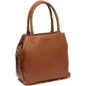 The Chesterfield Brand Leder Handtasche Umhängetasche Solvin Leather Shoulderbag Cognac braun