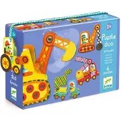 Djeco Puzzle-Duo - Duo-Fahrzeuge
