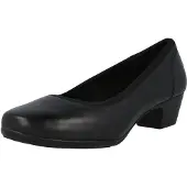 Jana Pumps, Absatz bis 45 mm in schwarz, Gr. 39