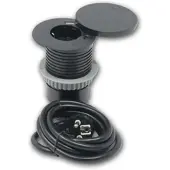 World-trading-net Möbel-Einbau-Steckdose Ø6cm Qi-Deckel + USB-A C