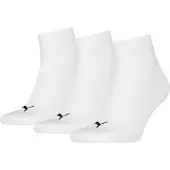 Puma Kurzsocken "Socken Quarter Plain 3P 3er Pack", Damen, Gr. 35-38, weiß, Obermaterial: 68% Baumwolle CO. 18% Polyamid PA. 12% Polyester PES. 2% Elasthan EL., Socken Kurzsocken