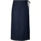 Pieces Pcflora Mw Maxi Wickel Jeansrock | Blau | XS