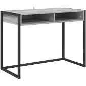 vidaXL Schreibtisch Graues Sonoma Holzwerkstoff 100 x 50 x 75 cm