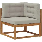 vidaXL Outdoor Ecksofa Natur
