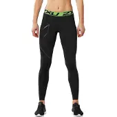 2XU Erfrischungswiederherstellung Kompression Womens Schwarz/grüne Strumpfhose