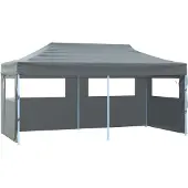vidaXL Party-Zelt Anthrazit 291 x 580 x 315 cm Oxford-Stoff